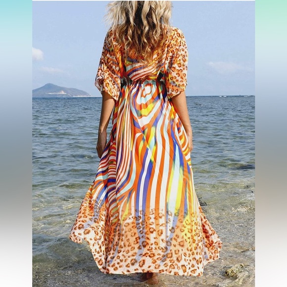 Sheer beach cover up - Picture 3 of 7